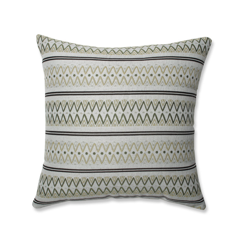  Coussin Zig Zag, 18 po x 18 po