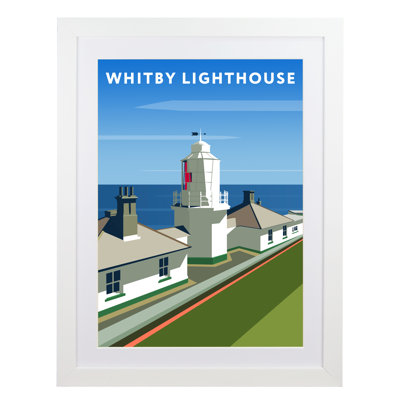 'Whitby Lighthouse' by Richard O'Neil - Print