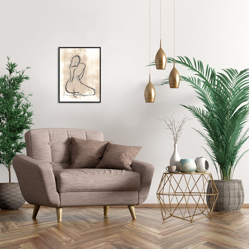 Curvy And Still Print by David Erickson, 51.5" H x 37.5" W