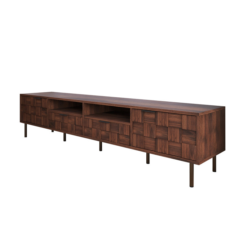 Modern TV Stand for 85'' TV with 2 Drawers | Wayfair