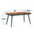 Ibon 2 - Person Patio Dining Set with Rectangular Table , Cushions Included