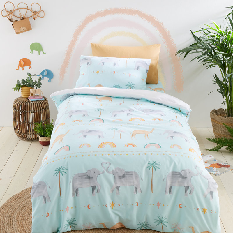Paradise Desert Animals Duvet Cover Set, Double Duvet Cover + 2 Standard Pillowcases
