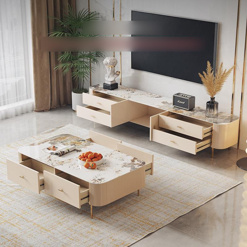 Table basse Modern, H 15,75 po x L 55,12 po x l 27,56 po