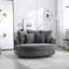 Fauteuil demi-tonneau avec repose-pieds-1173396227