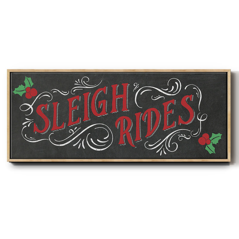 Sleigh Rides- Framed Canvas