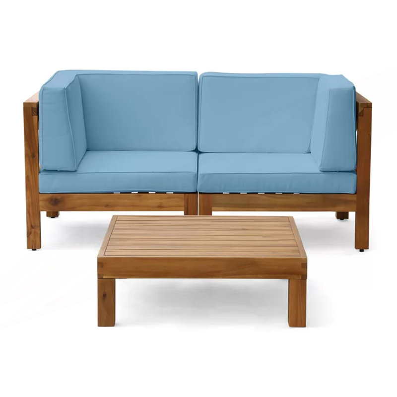 X-Back - Causeuse modulaire 2 places avec table basse