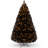 Kasir 72.05' Lighted Black Spruce Christmas Tree