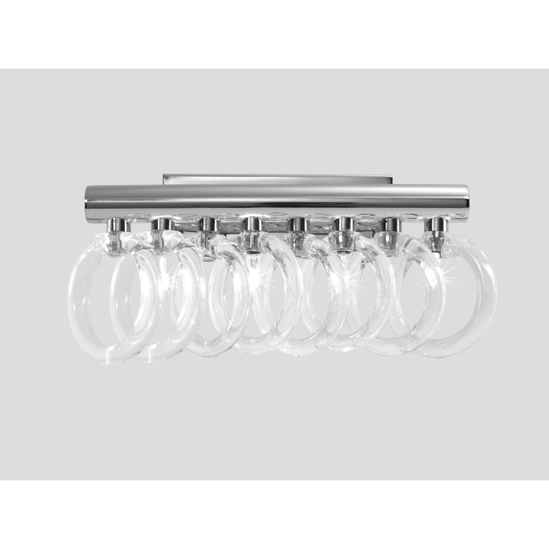 4-light wall lamp with arm