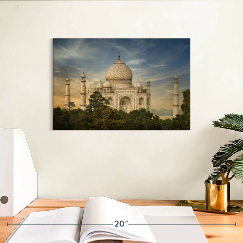 Taj Mahal au coucher du soleil