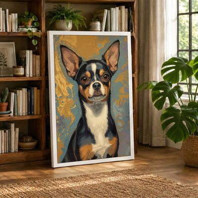 Dignified Gaze Rustic - Wrapped Canvas