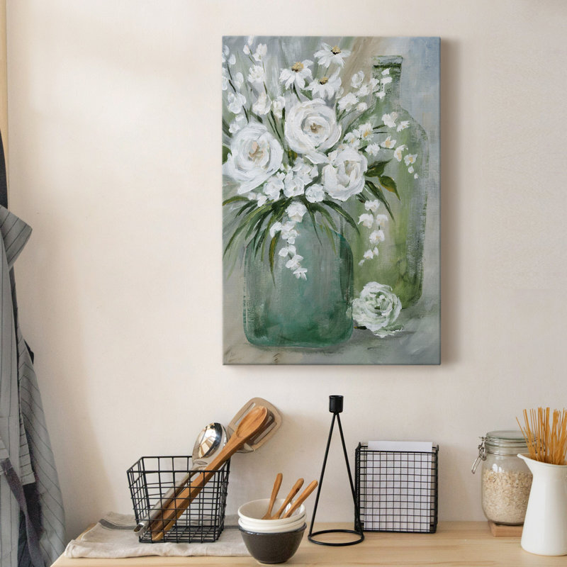 Après-midi rose - peinture, H 36 po x l 24 po x P 1 po, Toile tendue