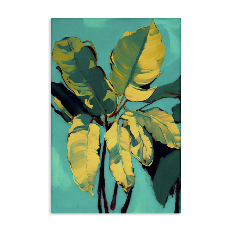 Toile de feuilles de bananier biologique, design par 1x, H 36 po x l 24 po