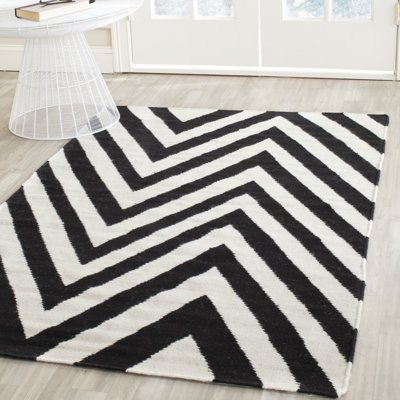 Mcnair Chevron Wool Hand Woven Area Rug