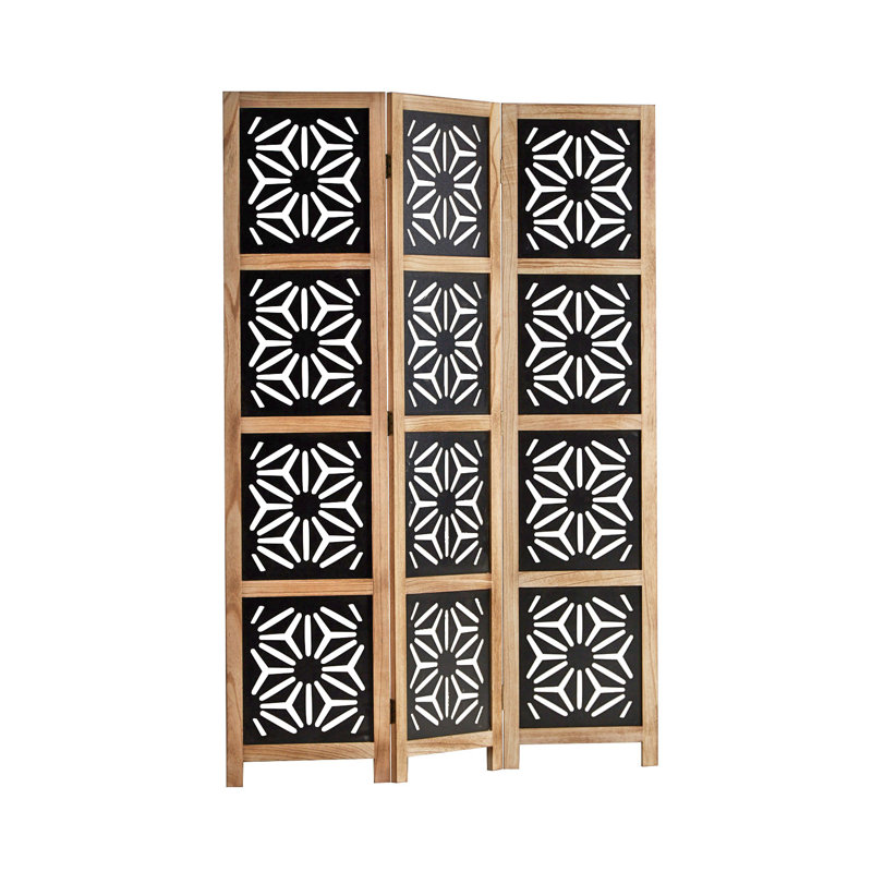 Sifuentes 120cm W x 170cm H 3 - Panel Folding Room Divider