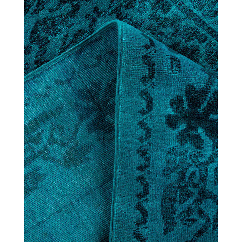 Overyed One-of-a-Kind Rectangle 6'2" X 9' Hand Knotted Area Rug