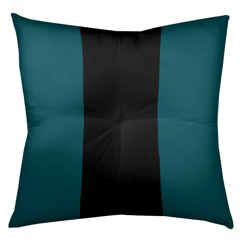  Coussin de sol touffeté, 26 po x 26 po, Vert / Noir