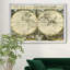 «A New Map of the», reproduction sur toile encadrée-932465082-932465087