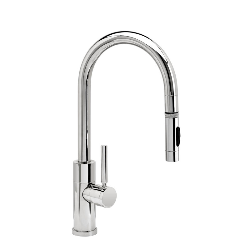Modern Plp Pulldown Faucet - Toggle Sprayer, Satin Nickel
