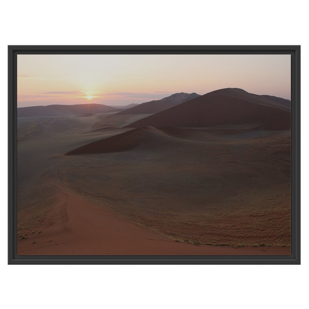 Gerahmtes Wandbild gewaltige Sanddünen