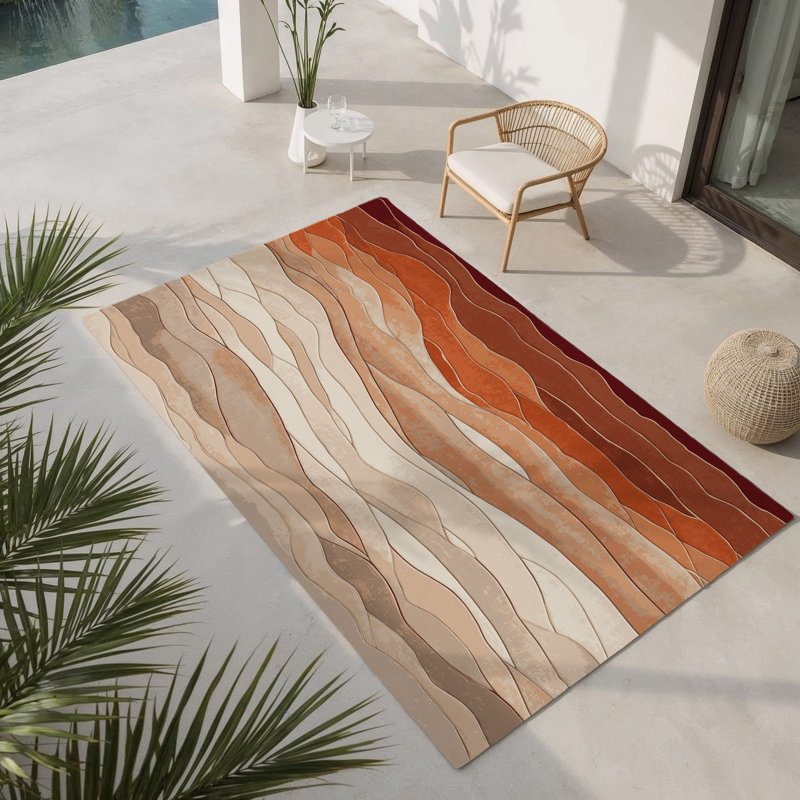 Tapis intérieur et extérieur Whispering Sands, Rectangle 1 pi 6 po x 2 pi 6 po