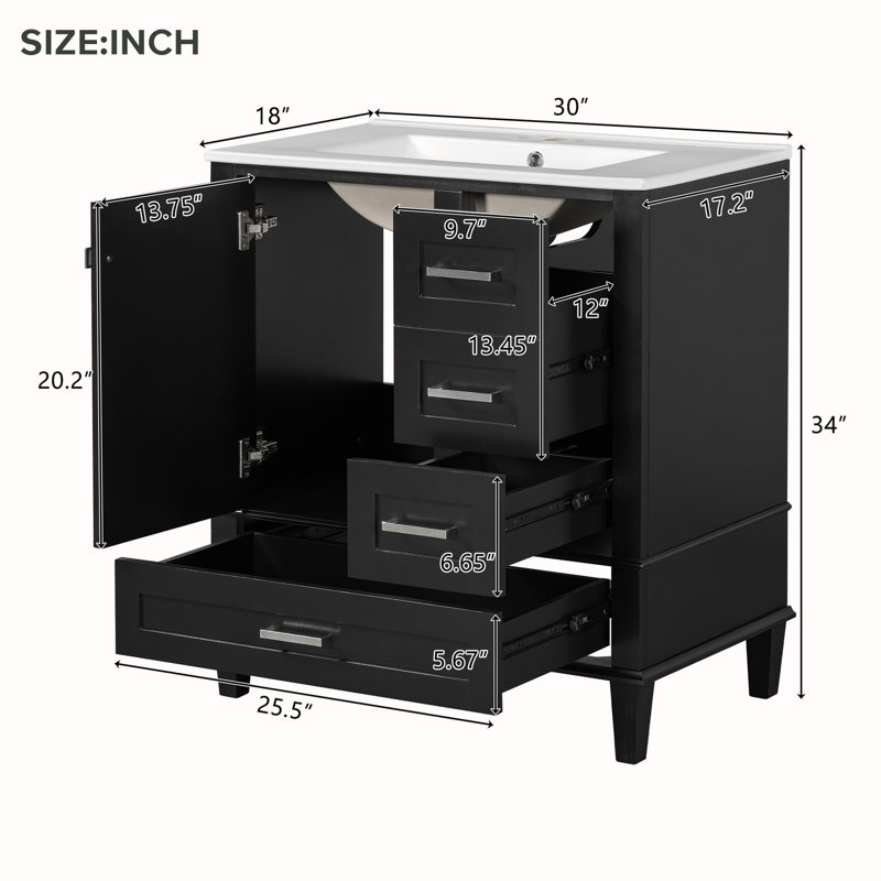 30" Bathroom Vanity
