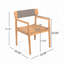 Fauteuil club d'extérieur en bois d'acacia-110385957