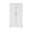 Orla Double Wardrobe - White