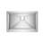 Adriano 36'' L Single Bowl Stainless Steel Kitchen Sink