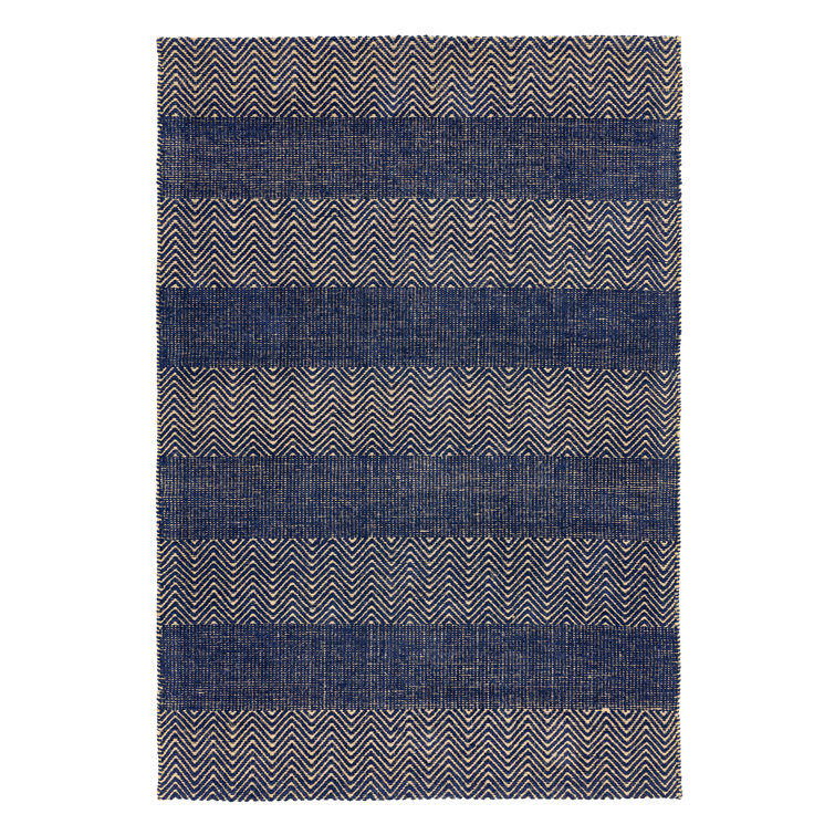 Aaisha Jute Flatweave Navy Rug