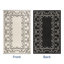 Tapis géométrique en laine réversible June-385491234