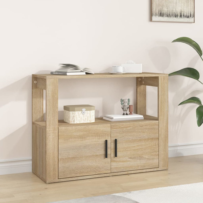Kharley 80 Cm Wide Sideboard, Sonoma Oak