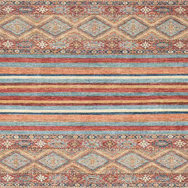 Abstract Indoor Rug, Square 8'