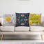 Housse de coussin en lin Golden Retriever-115065890