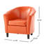 Fauteuil club en similicuir