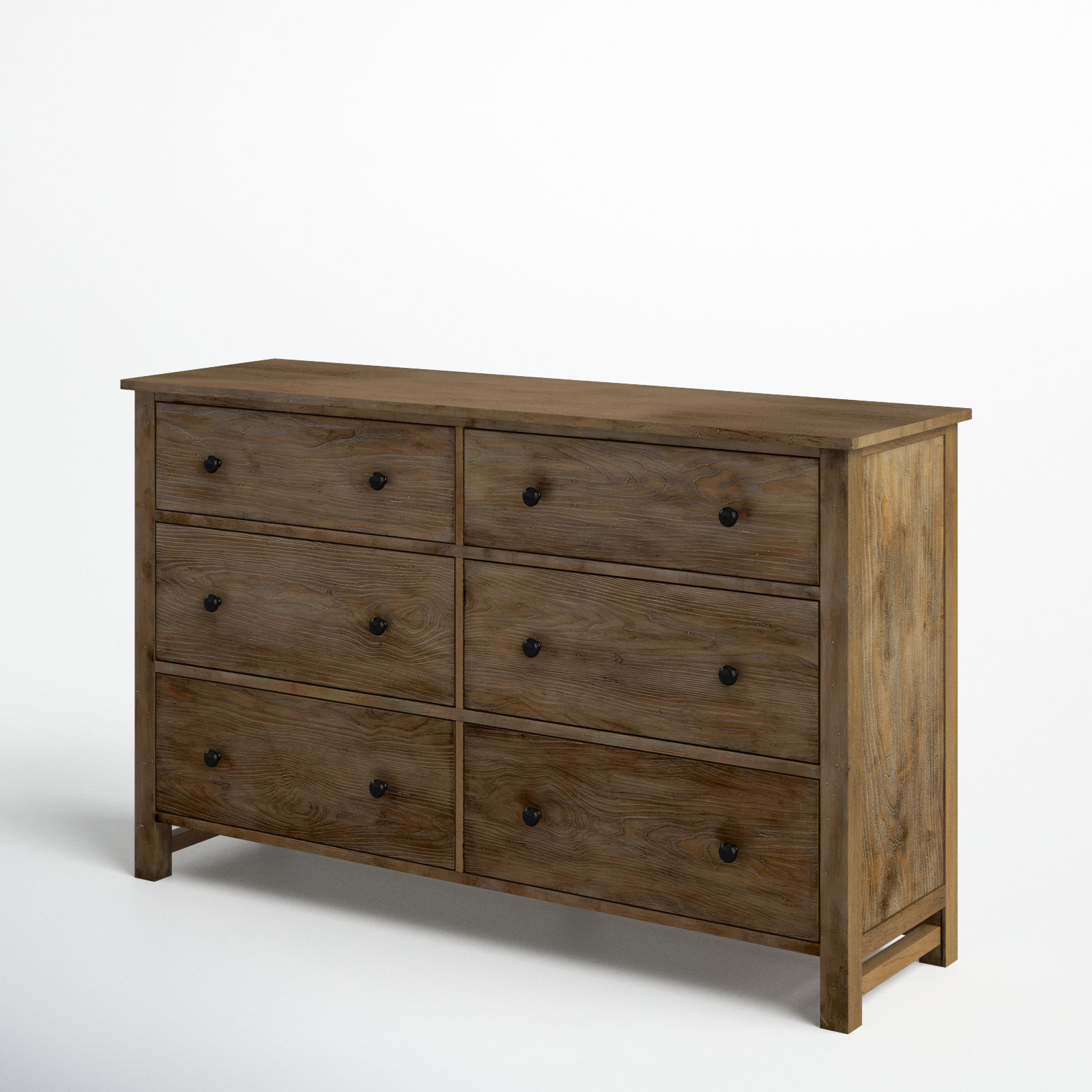 Crawley Solid Wood 60'' W 6 - Drawer Dresser