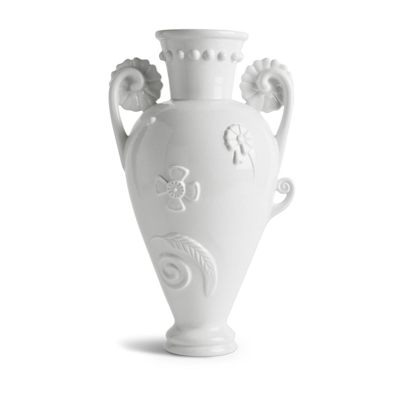 Pantheon Persephone Vase - White, White