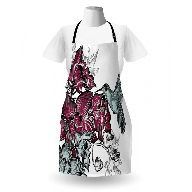 Floral Bib Apron