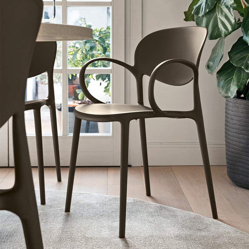 Abby Chairs, Matte Soil Brown