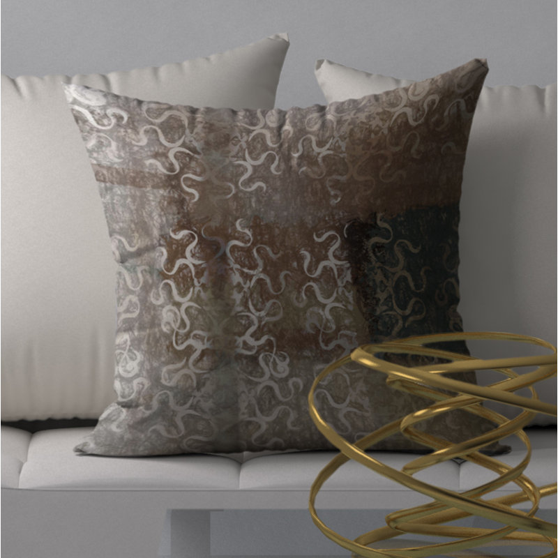 Housse de coussin carrée/insert, 24 po x 24 po