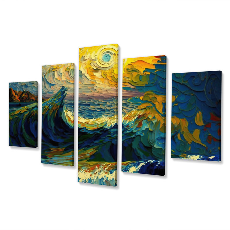 Impression sur toile Penrod - 5 vagues