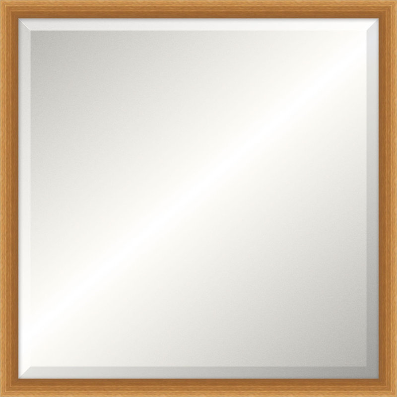 Miroir de plancher en bois massif Dubois, 24 po x 24 po, Carré