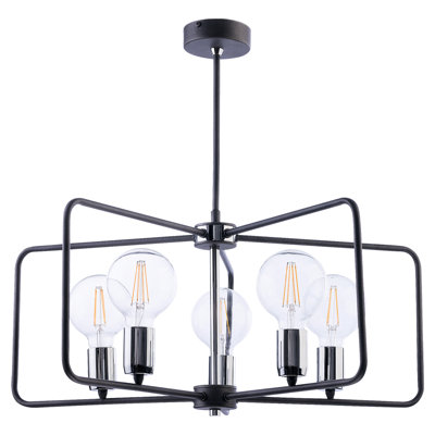 Coupland 5 - Light Geometric Chandelier