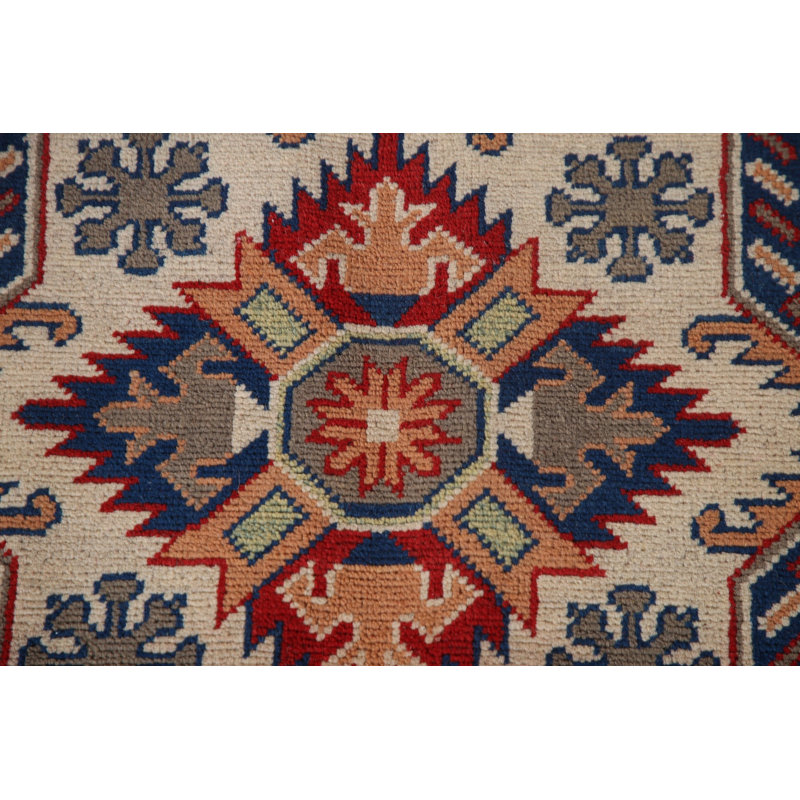 Handmade Kazak Oriental Area Rug