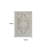 Beige and Brown Abstract Distressed Area Rug