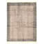 Tapis décoratif en laine de conception unique 4 pi 4 po x 5 pi 10 po noué à la main New Age