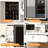 White Vanity Desk With Sliding Mirror, 4 Drawers, 9 Storage Areas, Hidden Compartments And Cushioned Stool. Led Mirror Stepless Dimming Three Color Modes. Integrated Power Hub 2 Ac Outlets, 1 Type -