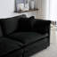 Canapé-lit rembourré 2 places avec 4 coussins-1408793649