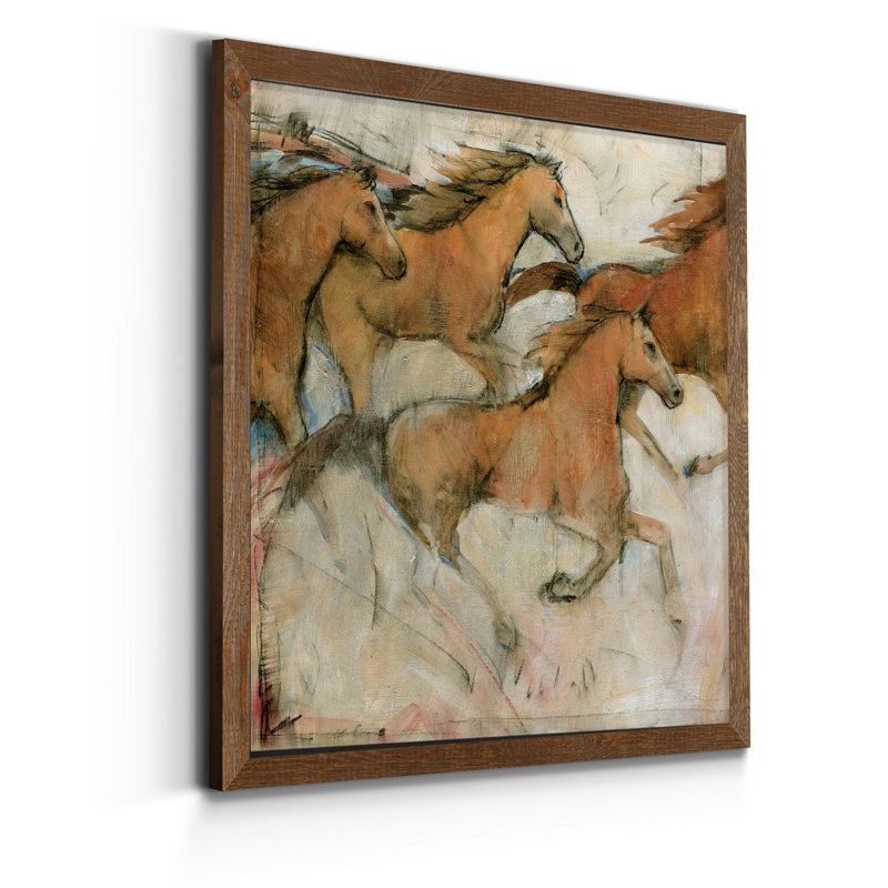 «Driftwood Geometric I», reproduction d'art sur toile encadrée, H 27,5 po x l 27,5 po x P 1,5 po, Érable encadré