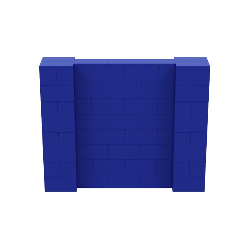 Ensemble mural 4 pi de hauteur Everblock, 60", Bleu