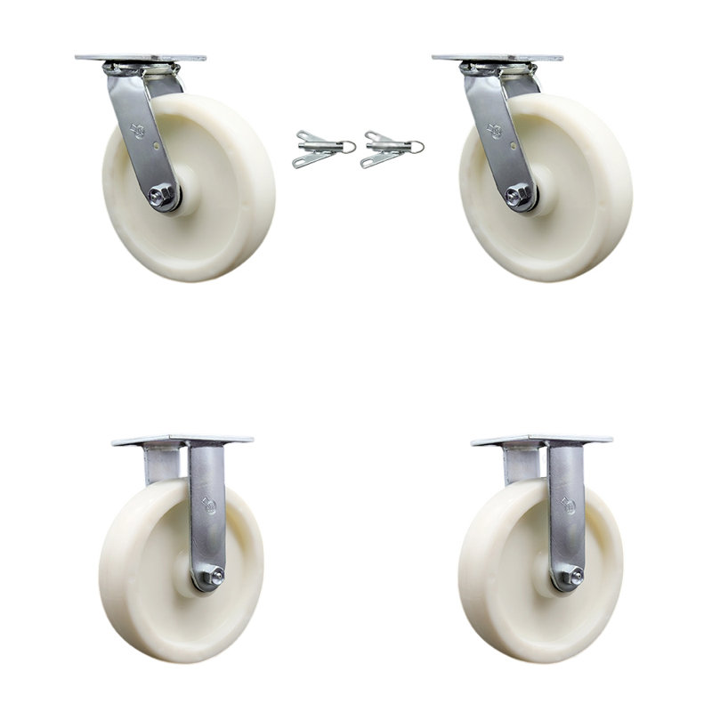 4 Piece Nylon Caster Set